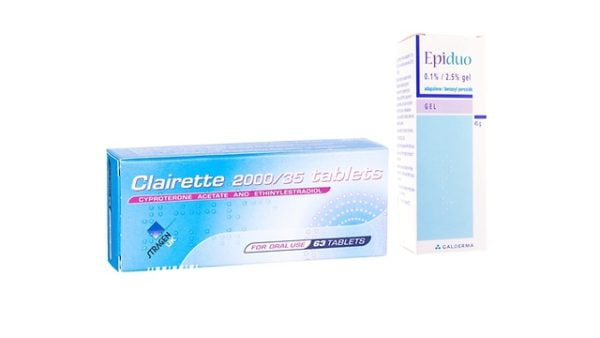 co-cyprindiol and epiduo