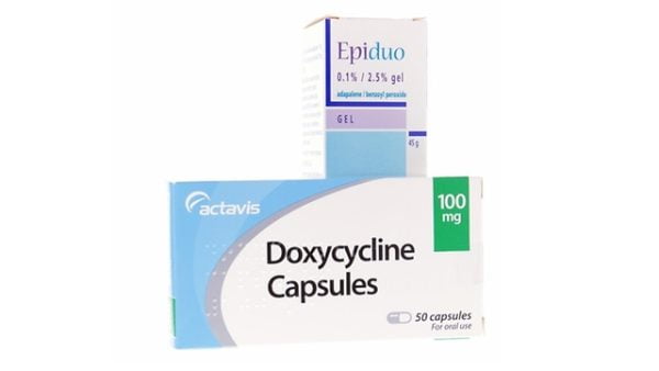 Doxycycline and Epiduo Gel
