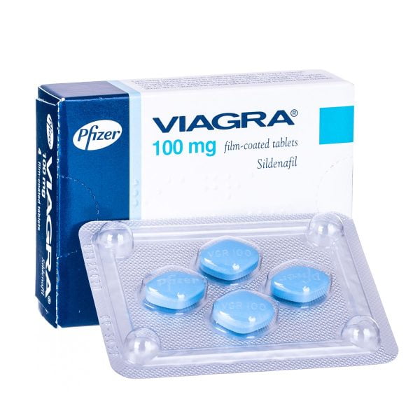 Viagra (sildenafil) open packet