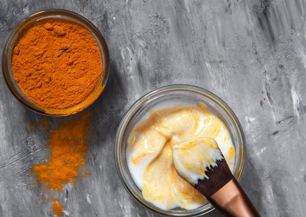 turmeric and yogurt mask