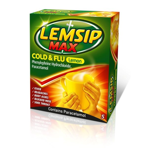 Lemsip Max Cold & Flu [Lemon, Blackcurrant, Honey & Ginger] X5 OR X10 Sachet - Image 3