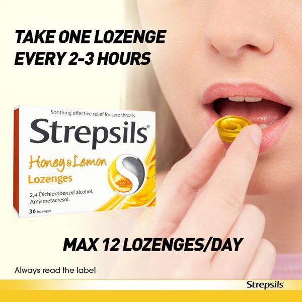 Strepsils honey and lemon