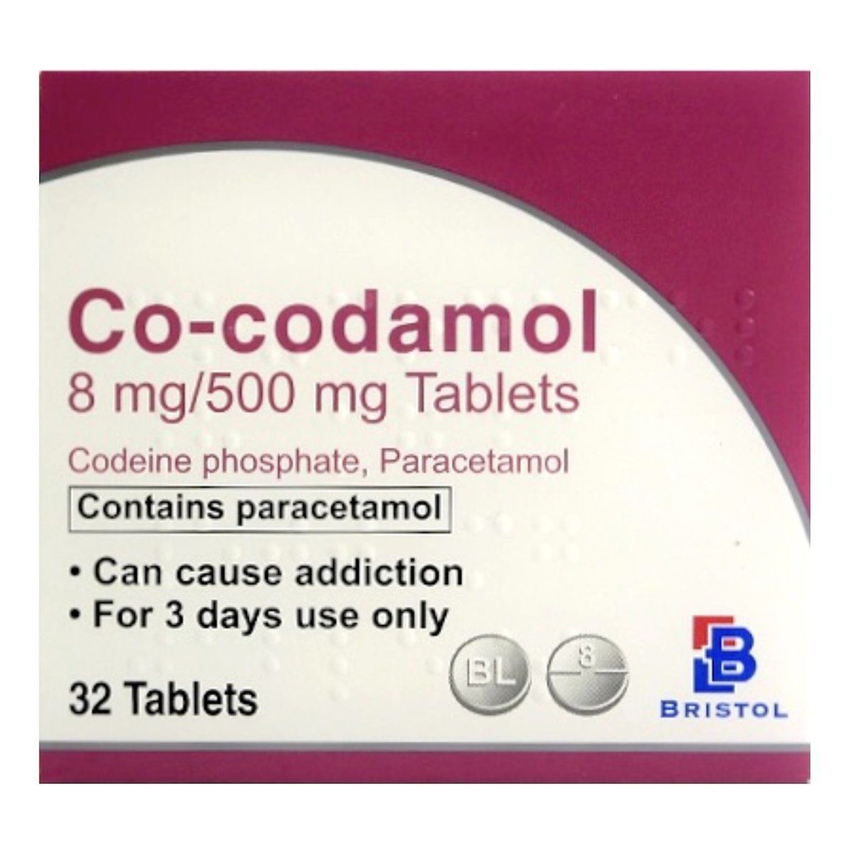 Co-Codamol 32 x 8/500mg