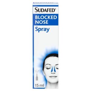 sudafed blocked nose spray