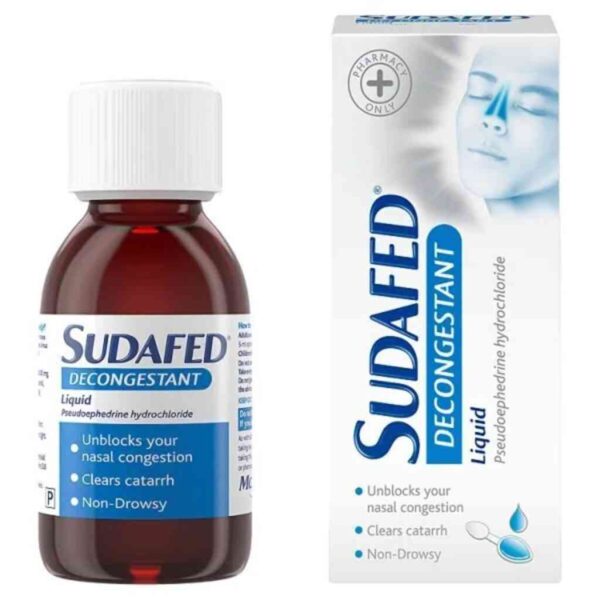 Sudafed Decongestant Liquid - Image 2