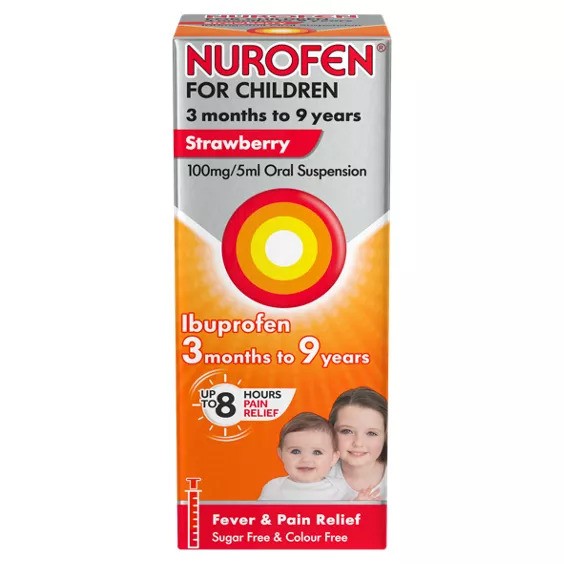 Nurofen liquid strawberry