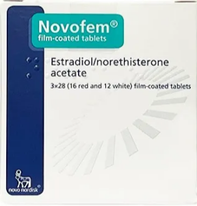 Novofer Medication Novofem Tablets For Menopause Relief & HRT From £36.99 | MedsForLess